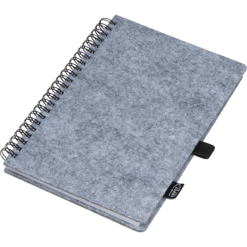 Carnet en feutrine RPET BRENDA Carnet en feutrine RPET BRENDA