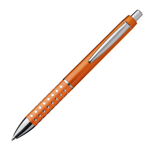 Plastic ball pen with sparkling dot grip zone Plastic ball pen with sparkling dot grip zone