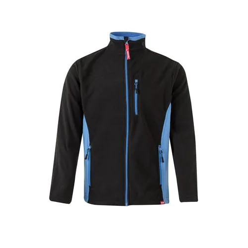 VL GERAS. Two-tone fleece jacket (220g/m²) in polyester (100%) VL GERAS. Two-tone fleece jacket (220g/m²) in polyester (100%)