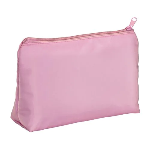 Soft polyester beauty case. Zipper closure and inner lining Soft polyester beauty case. Zipper closure and inner lining