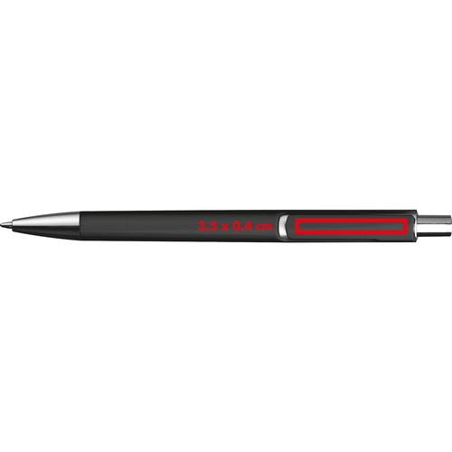 Stylo bille avec applications argentées Stylo bille avec applications argentées