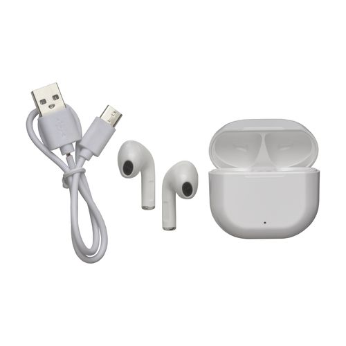 Bluetooth earphones v 5.0 in R-ABS with charging box and built-in microphone Bluetooth earphones v 5.0 in R-ABS with charging box and built-in microphone