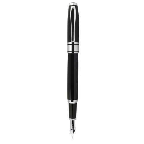 FOUNTAIN PEN BLACK CHROMED SHINY FOUNTAIN PEN BLACK CHROMED SHINY