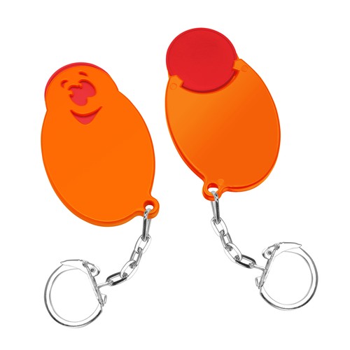 Chip holder with 1€ chip "face" Chip holder with 1€ chip "face"