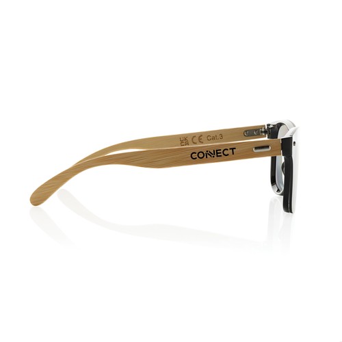 Prism RCS recycled plastic sunglasses with bamboo frame Prism RCS recycled plastic sunglasses with bamboo frame