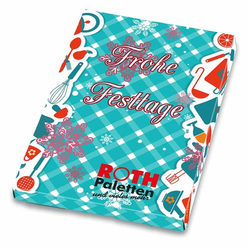 Recipe Book Set - Christmas - Set - individual - digital printing 4/0-c