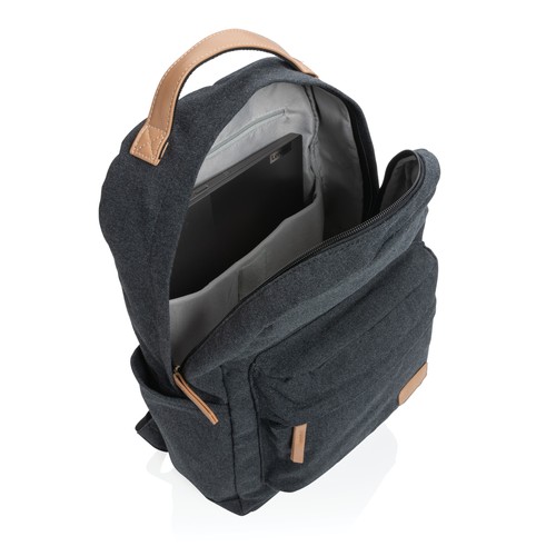 Impact AWARE™ 16 oz. recycled canvas laptop rugzak Impact AWARE™ 16 oz. recycled canvas laptop rugzak