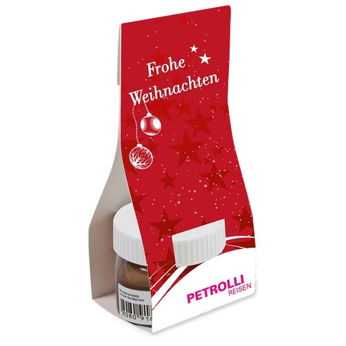 Nutella in handover-packaging - Christmas - with digital printing Nutella in handover-packaging - Christmas - with digital printing