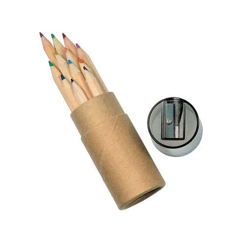 12 lápices hexagonales de color. 12 lápices hexagonales de color.