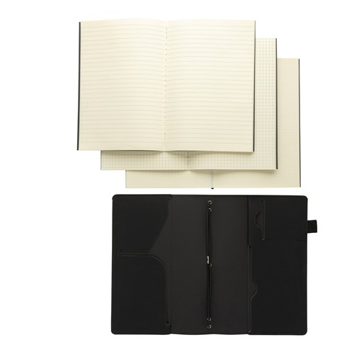 Carnet de notes 3 en 1 rechargeable en PU Daily Notes Binder