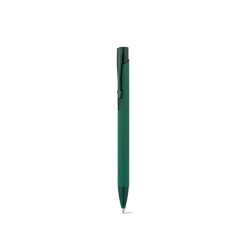 CLINT. Recycled aluminium (100% rAL) ballpoint pen with rubber finish