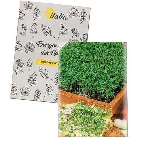 Zaadzakjes mini gerecycled papier - Tuinkers Zaadzakjes mini gerecycled papier - Tuinkers