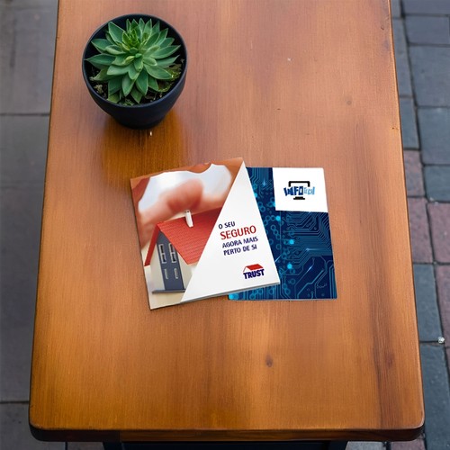 A4 BROCHURES COUCHE 200GS 1 SIDE CUSTOMIZABLE