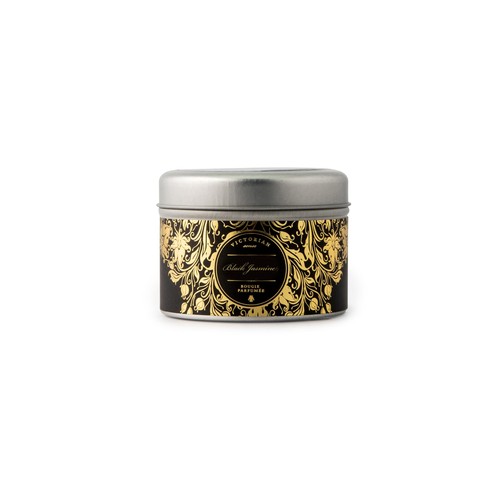 Victorian Sense Tinbox Noir Jasmine bougie parfumée