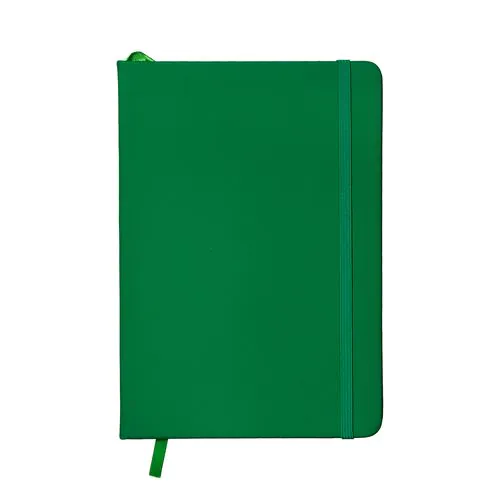 Cahier avec couverture en PU. Feuilles pointillées sur papier blanc (80 pages)