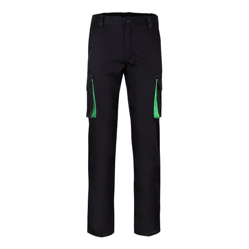 VL FIDES. Two-tone, multi-pocket stretch trousers (240g/m²), in cotton (46%), EME (38%) and polyester (16%) VL FIDES. Two-tone, multi-pocket stretch trousers (240g/m²), in cotton (46%), EME (38%) and polyester (16%)