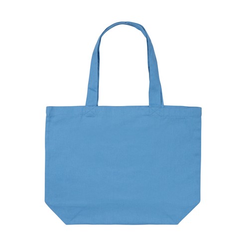 Impact Aware™ recycled canvas shopper met vakje 240gsm Impact Aware™ recycled canvas shopper met vakje 240gsm