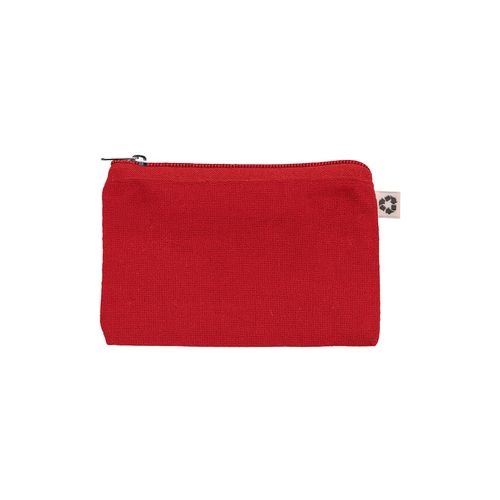 Pouch in recycled cotton 220 g/m2 with removable internal keyring Pouch in recycled cotton 220 g/m2 with removable internal keyring