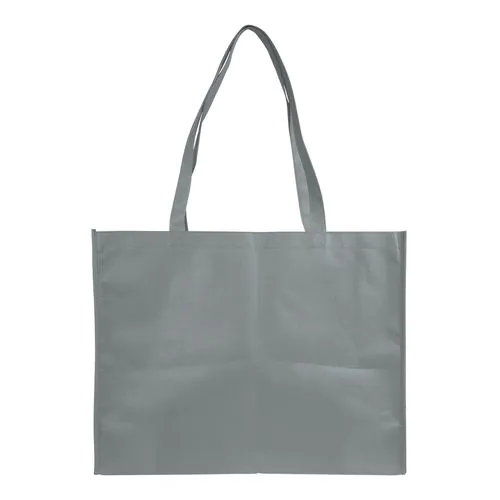 Non woven sticked shopping bag, long handle and gusset Non woven sticked shopping bag, long handle and gusset