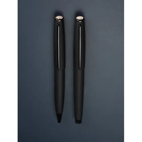 Parure de stylos avec pierre en Silex rayé