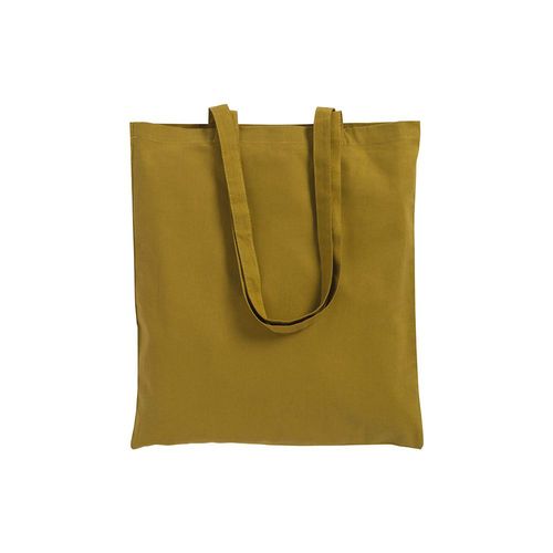 Bolsa de algodón con asas largas.