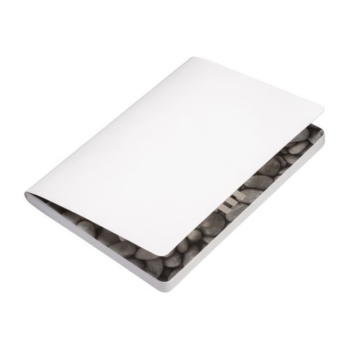 Carnet en papier de pierre, feuilles blanches lignées, 64 pag., 14,5x21 cm Carnet en papier de pierre, feuilles blanches lignées, 64 pag., 14,5x21 cm