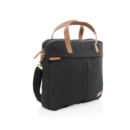 Impact AWARE™ 16 oz. recycled canvas laptoptas Impact AWARE™ 16 oz. recycled canvas laptoptas
