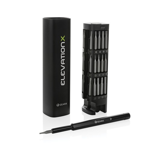 Gear X RCS gerecycled aluminium 46 pcs schroevendraaierset