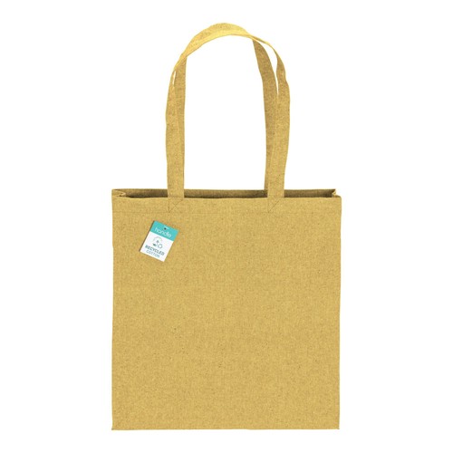 190 g/m2 recycled cotton shopping bag, long handles and gusset 190 g/m2 recycled cotton shopping bag, long handles and gusset