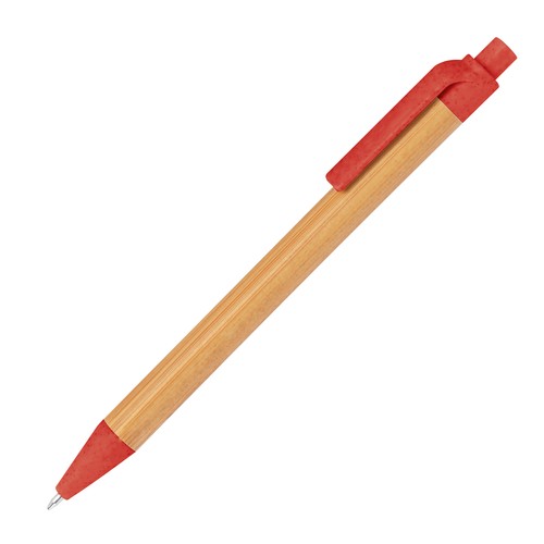 Stylo à bille en paille de blé et bambou Stylo à bille en paille de blé et bambou