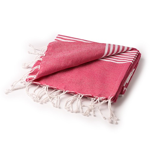 Asciugamano pareo con frange decorative annodate Oneida