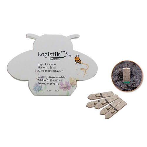 Bâtonnets de graines - abeille - Mélange d'herbes aromatiques Bâtonnets de graines - abeille - Mélange d'herbes aromatiques