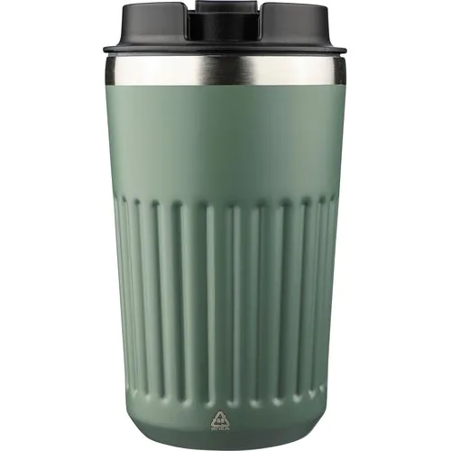 Recycled roestvrijstalen thermosbeker (400 ml) Chiara Recycled roestvrijstalen thermosbeker (400 ml) Chiara