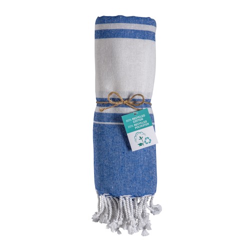 Beach towel /pareo in recycled cotton 180 gr/m2