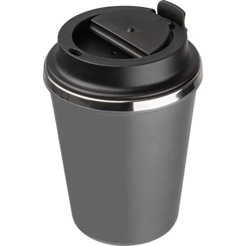 Dubbelwandige drinkbeker van rvs, 350ml Dubbelwandige drinkbeker van rvs, 350ml