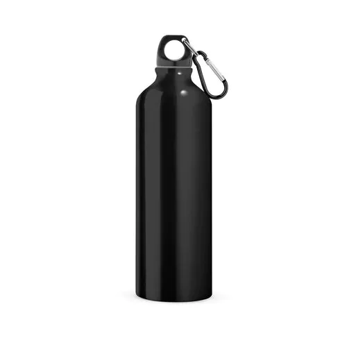 LANDSCAPE L. Aluminium sports bottle with carabiner 800 mL LANDSCAPE L. Aluminium sports bottle with carabiner 800 mL