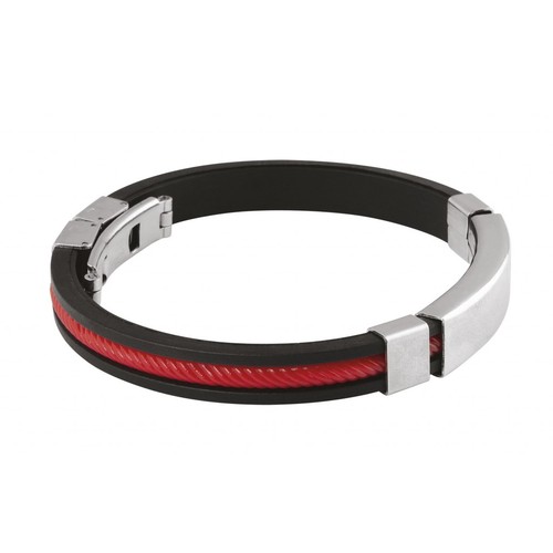 BLACK AND RED BRACELET BLACK AND RED BRACELET
