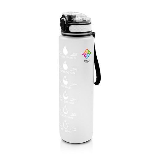 Bouteille de motivation 1000 ml | Bennie Bouteille de motivation 1000 ml | Bennie