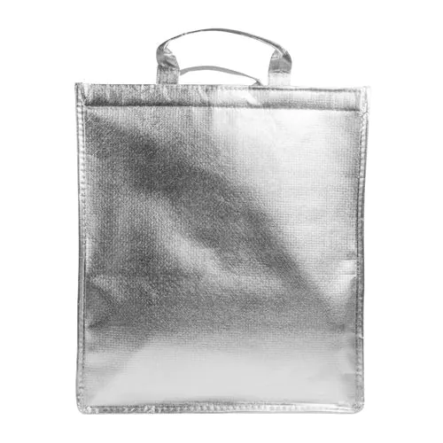 Borsa frigo porta torte/pizza in tnt laminato 110 g/m2, chiusura con velcro Borsa frigo porta torte/pizza in tnt laminato 110 g/m2, chiusura con velcro