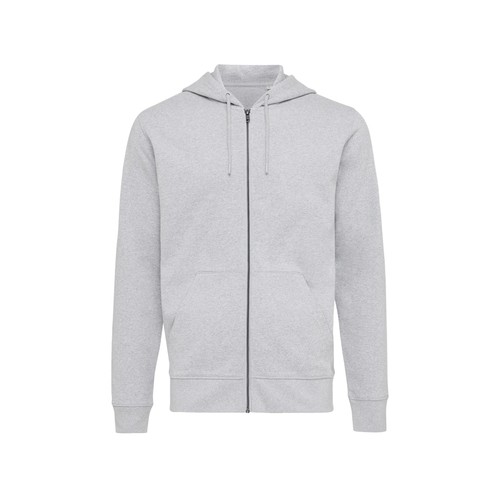 Felpa con cappuccio IQONIQ Abisko in cotone riciclato e zip