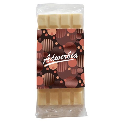 Barre de chocolat avec banderole individuelle imprimée Barre de chocolat avec banderole individuelle imprimée