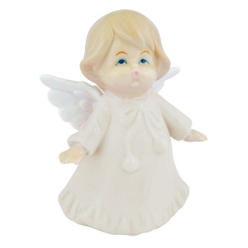 CERAMIC ANGELET IVORY 6.5*5.2*9.9