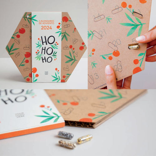 Advent calendar with seed pills