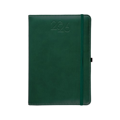 Agenda journalier 2026, couverture rigide en PU thermocollé avec piqûres sur les bords Agenda journalier 2026, couverture rigide en PU thermocollé avec piqûres sur les bords