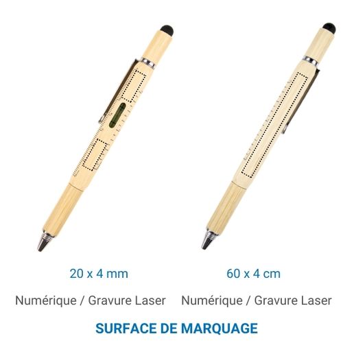 Stylo bille TOOL Bambou Stylo bille TOOL Bambou
