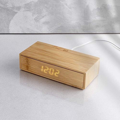 Orologio con caricatore wireless Agugliaro Orologio con caricatore wireless Agugliaro