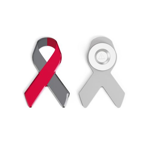 Pin in plastica, Fiocco  , Stampa resinata