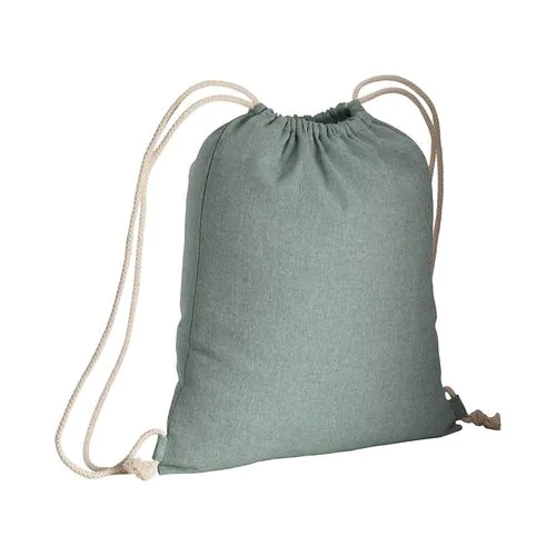 150g/m2 recycled cotton drawstring backpack