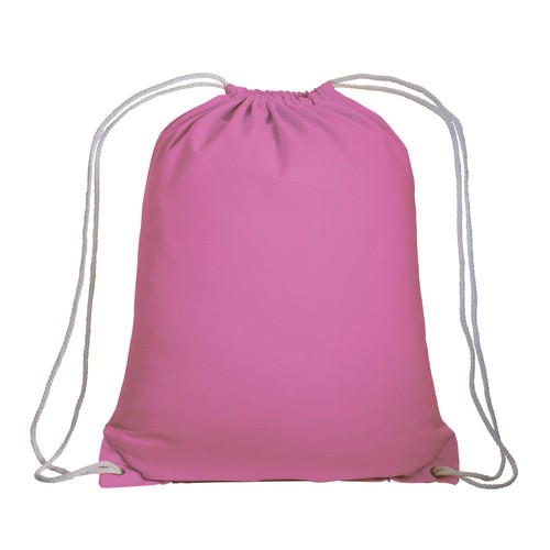 135 g/m2 cotton backpack with drawstring closure