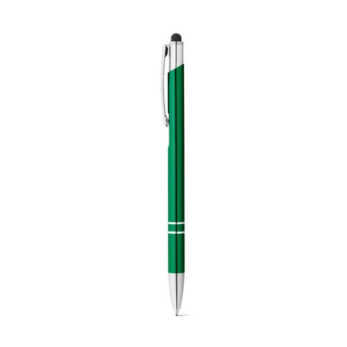 GALBA. Penna a sfera in alluminio con punta touch e clip